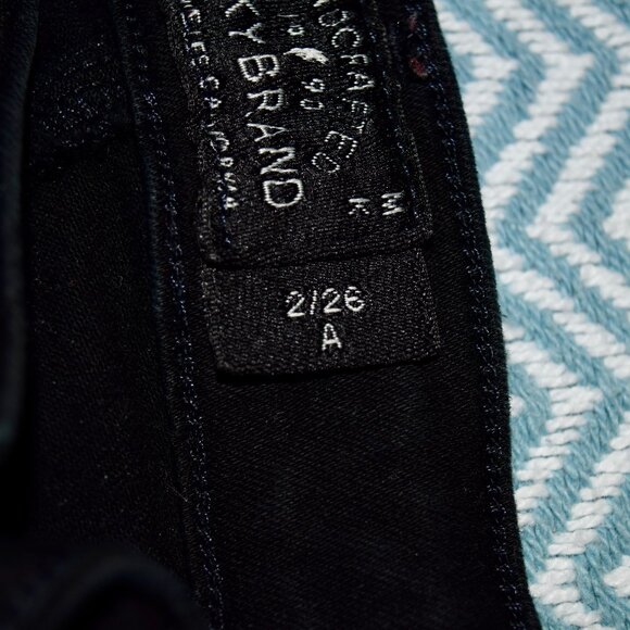 Lucky Brand High Waist Skinny Black Hayden Jeans 26/2 A - Picture 5 of 11